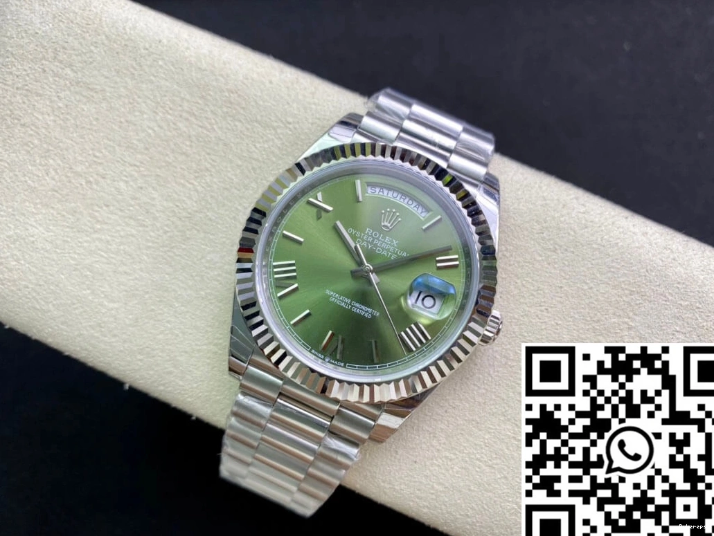 M228239-0033 Factory Date EW Green Olive Rolex Dial Contemporary 982 Day 0713